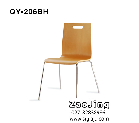 武汉肯德基餐椅QY-206BH，武汉曲木餐椅QY-206BH，武汉食堂餐椅QY-206BH