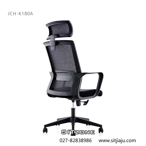 武汉职员椅JCH-K180A带头枕4
