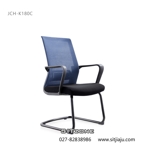武汉弓形椅JCH-K180C侧面图