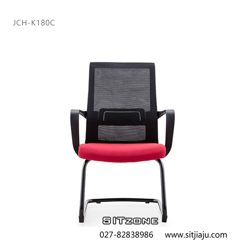 武汉弓形椅JCH-K180C红座黑网