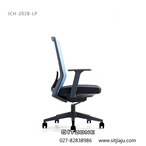 武汉职员椅JCH-K202B-LP左视图