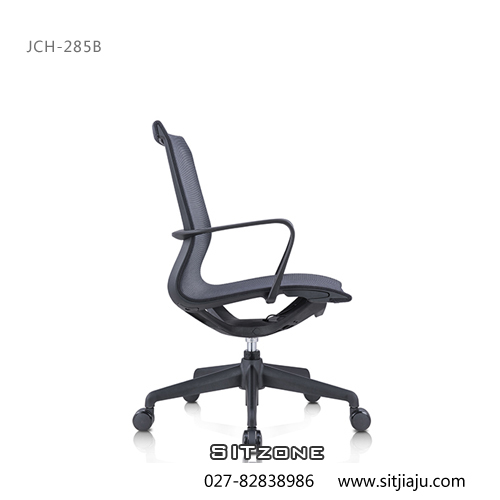 武汉职员椅JCH-K285B黑色网布3