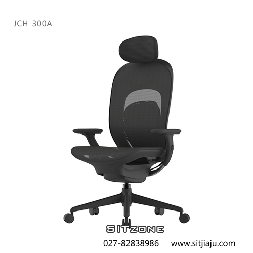 武汉网布老板椅JCH-K300A黑色4