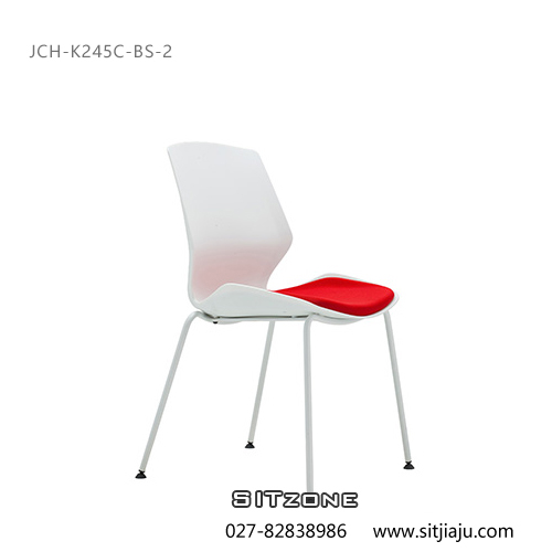 武汉塑钢椅JCH-K245C-BS-2侧视图