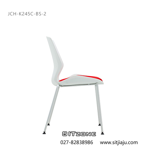 武汉塑钢椅JCH-K245C-BS-2侧面图