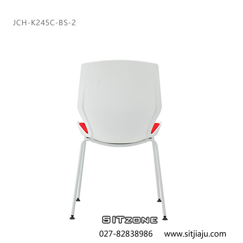 武汉塑钢椅JCH-K245C-BS-2后视图