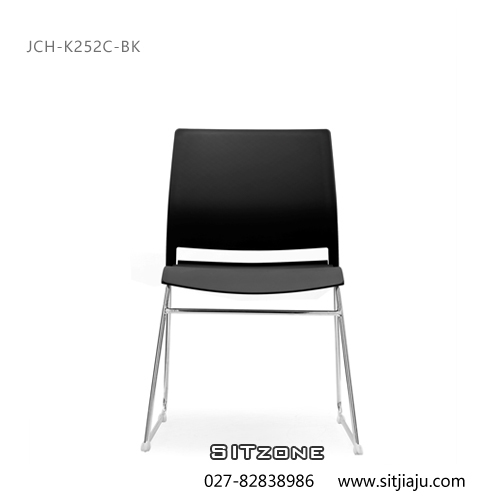 Sitzone武汉办公椅，武汉培训椅JCH-K252C-BK黑色，武汉塑料椅